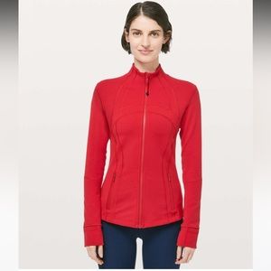 Lululemon Define Jacket in Red -Size 4